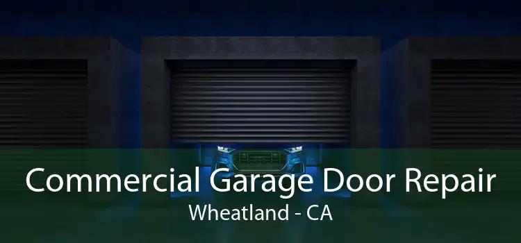 Commercial Garage Door Repair Wheatland - CA