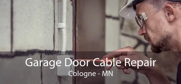 Garage Door Cable Repair Cologne - MN