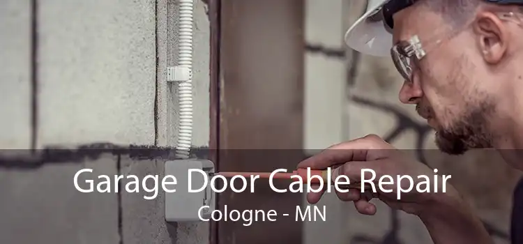  Garage Door Cable Repair Cologne - MN