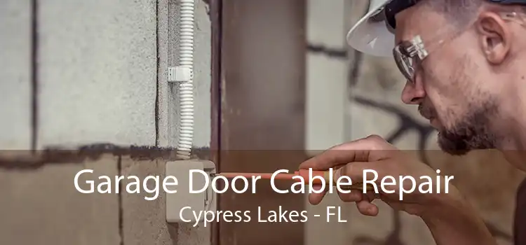 Garage Door Cable Repair Cypress Lakes - FL