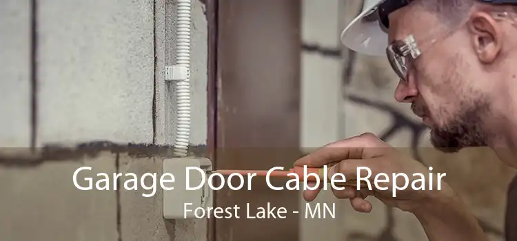 Garage Door Cable Repair Forest Lake - MN