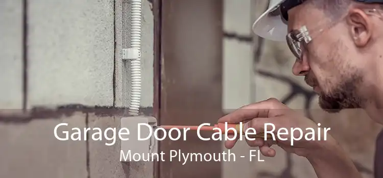 Garage Door Cable Repair Mount Plymouth - FL