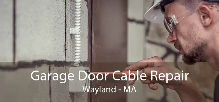 Garage Door Cable Repair Wayland - MA