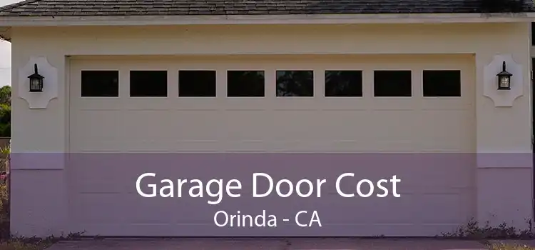 Garage Door Cost Orinda - CA