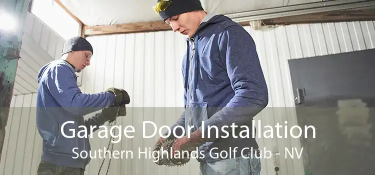 Garage Door Installation Southern Highlands Golf Club - NV