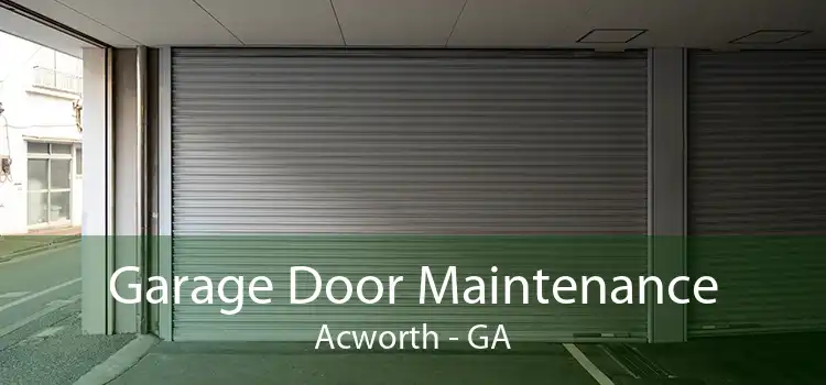 Garage Door Maintenance Acworth - GA