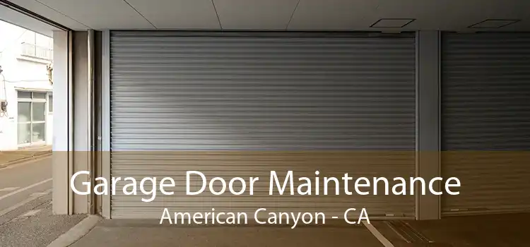 Garage Door Maintenance American Canyon - CA