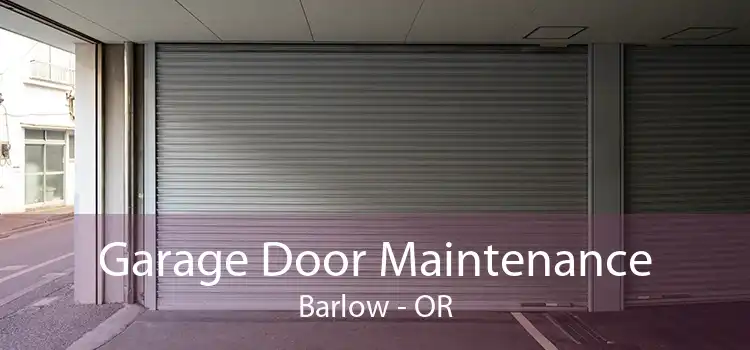 Garage Door Maintenance Barlow - OR
