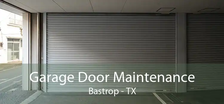 Garage Door Maintenance Bastrop - TX