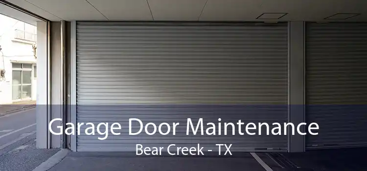 Garage Door Maintenance Bear Creek - TX