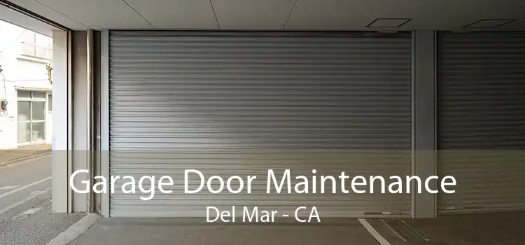 Garage Door Maintenance Del Mar - CA