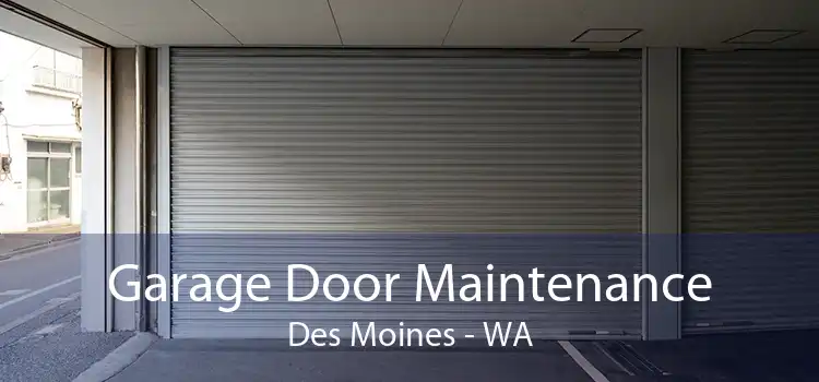 Garage Door Maintenance Des Moines - WA