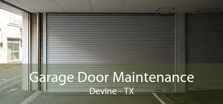 Garage Door Maintenance Devine - TX