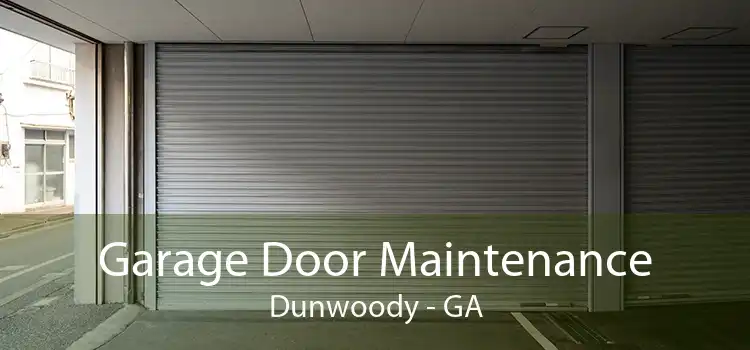 Garage Door Maintenance Dunwoody - GA