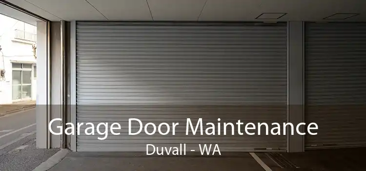 Garage Door Maintenance Duvall - WA