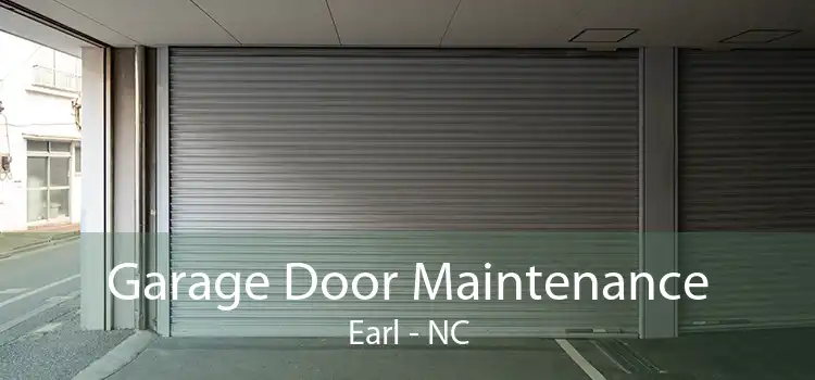 Garage Door Maintenance Earl - NC