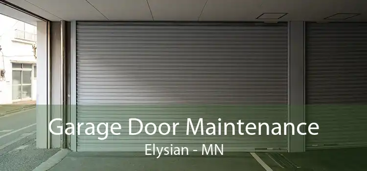 Garage Door Maintenance Elysian - MN