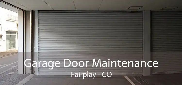 Garage Door Maintenance Fairplay - CO