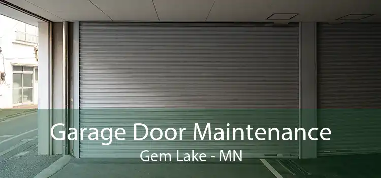 Garage Door Maintenance Gem Lake - MN
