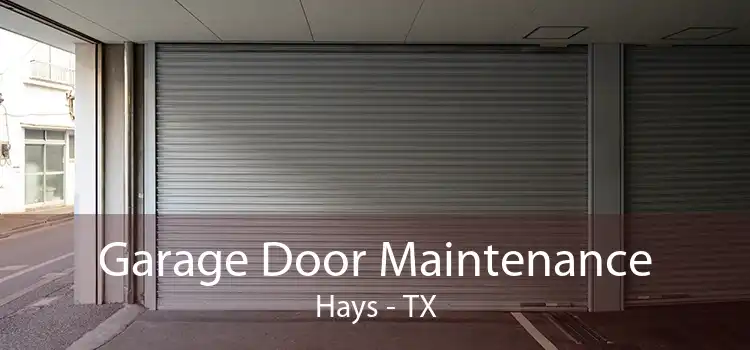 Garage Door Maintenance Hays - TX