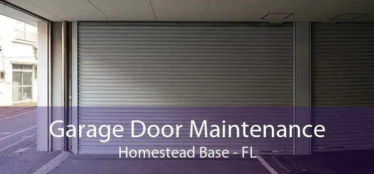 Garage Door Maintenance Homestead Base - FL