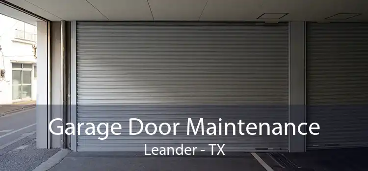  Garage Door Maintenance Leander - TX
