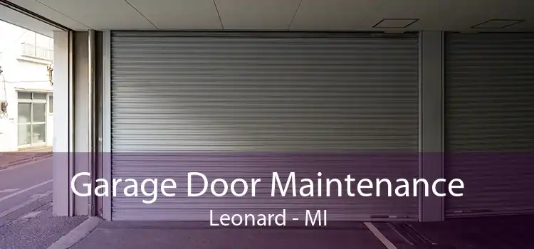 Garage Door Maintenance Leonard - MI
