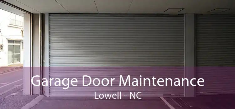 Garage Door Maintenance Lowell - NC