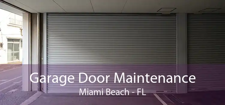 Garage Door Maintenance Miami Beach - FL