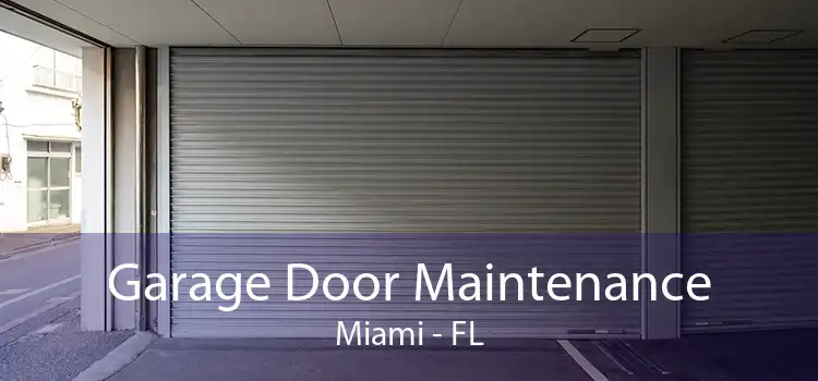 Garage Door Maintenance Miami - FL