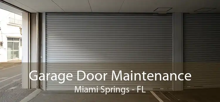 Garage Door Maintenance Miami Springs - FL