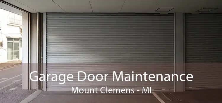 Garage Door Maintenance Mount Clemens - MI