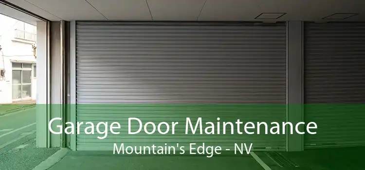 Garage Door Maintenance Mountain's Edge - NV