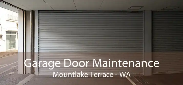 Garage Door Maintenance Mountlake Terrace - WA