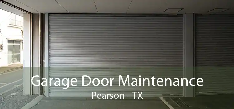 Garage Door Maintenance Pearson - TX
