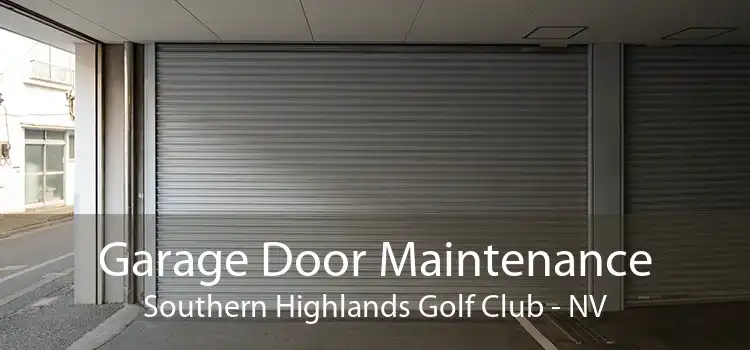 Garage Door Maintenance Southern Highlands Golf Club - NV