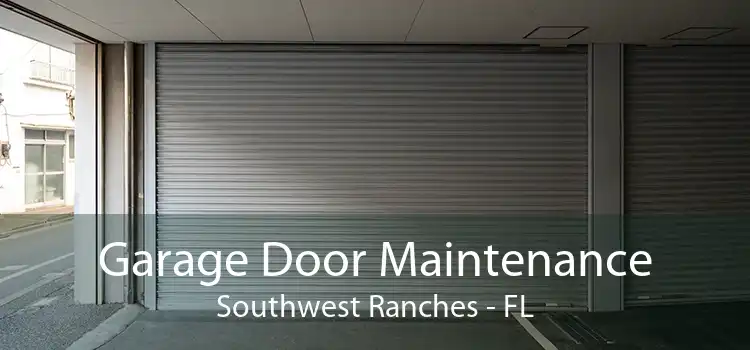 Garage Door Maintenance Southwest Ranches - FL