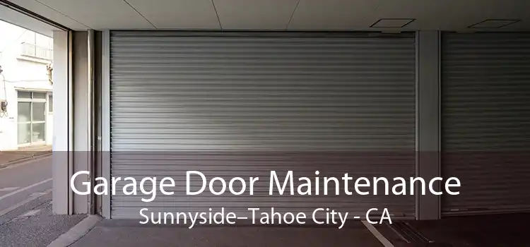Garage Door Maintenance Sunnyside–Tahoe City - CA
