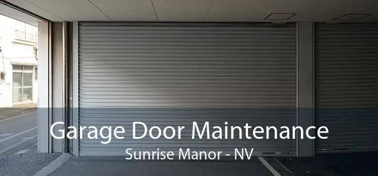 Garage Door Maintenance Sunrise Manor - NV