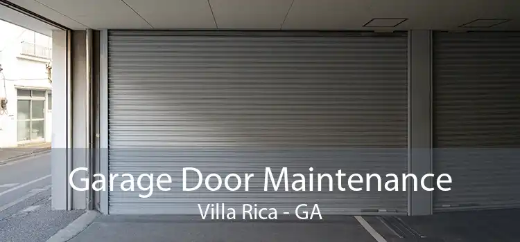 Garage Door Maintenance Villa Rica - GA
