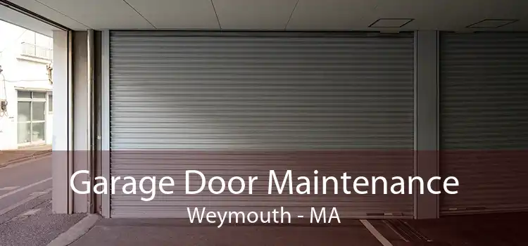 Garage Door Maintenance Weymouth - MA