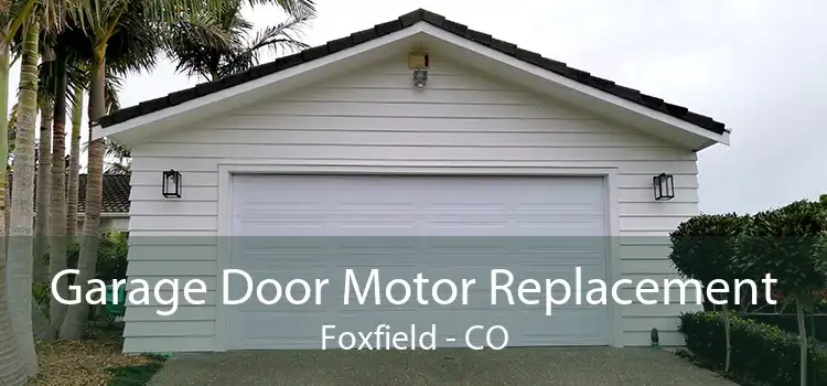 Garage Door Motor Replacement Foxfield - CO