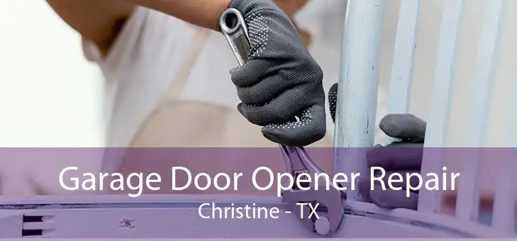 Garage Door Opener Repair Christine - TX