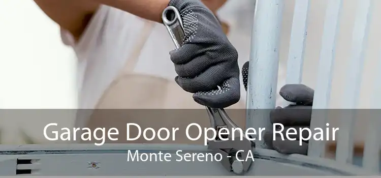 Garage Door Opener Repair Monte Sereno - CA
