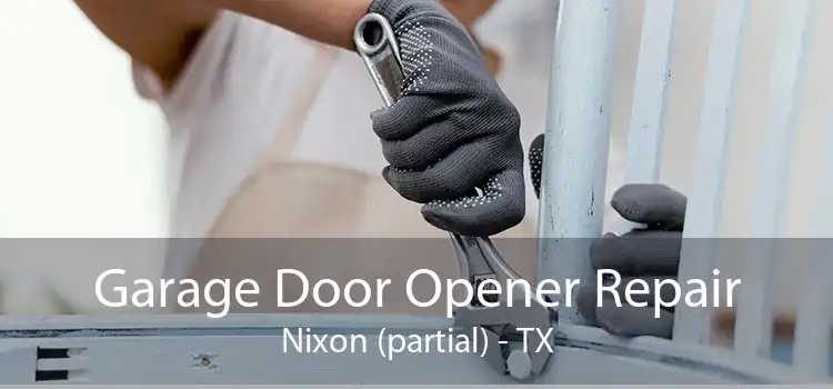 Garage Door Opener Repair Nixon (partial) - TX