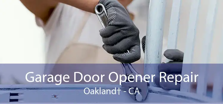 Garage Door Opener Repair Oakland† - CA