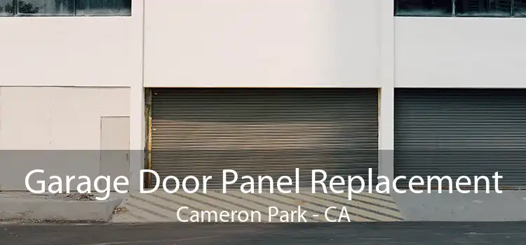 Garage Door Panel Replacement Cameron Park - CA
