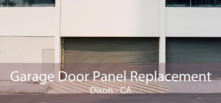 Garage Door Panel Replacement Dixon - CA