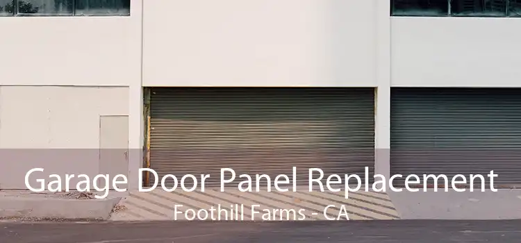 Garage Door Panel Replacement Foothill Farms - CA