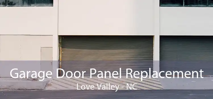 Garage Door Panel Replacement Love Valley - NC